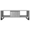 vidaXL Coffee Table Grey Sonoma 104x60x35 cm Engineered Wood