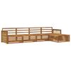 vidaXL Outdoor Sofa Set 5 pcs Natural Solid Acacia Wood