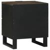 vidaXL Bedside Cabinet 2 pcs Walnut 40 x 33 x 46 cm Solid Acacia wood