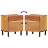vidaXL Bedside Cabinet 40x33x46 cm Solid Wood Acacia