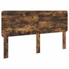vidaXL Bed Frame Smoked Oak 200 x 200 cm Solid Pine Wood