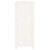 vidaXL Sideboard White 70x35x80 cm Solid Wood Pine