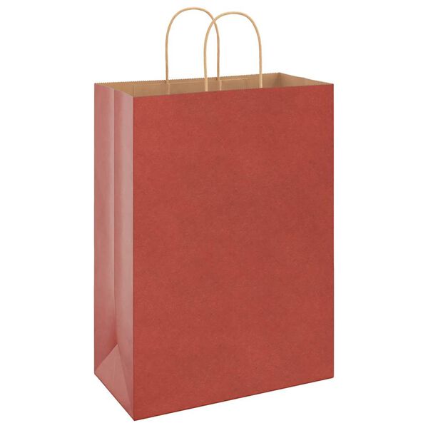 vidaXL Paper Bags 50 pcs with Handles Red 32x17x44 cm