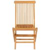 vidaXL 5 Piece Garden Dining Set Solid Teak Wood