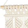 vidaXL Macrame Wall Hanger 40x80 cm Cotton