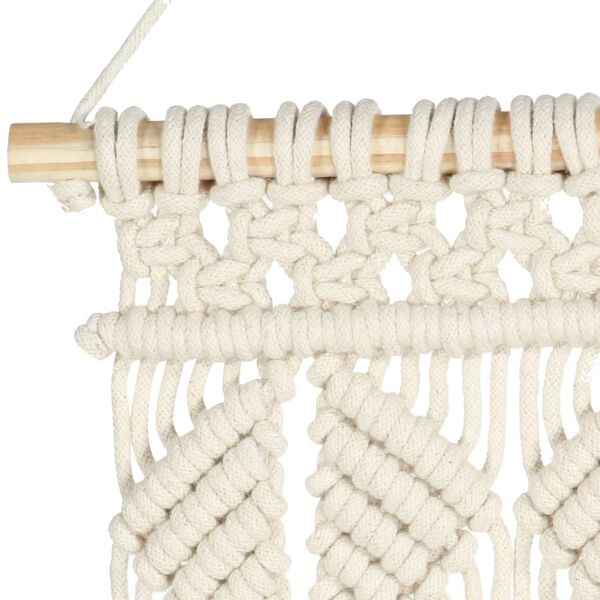vidaXL Macrame Wall Hanger 40x80 cm Cotton