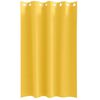 vidaXL Blackout Curtains with Rings 2 pcs Mustard Yellow 175 x 140 cm
