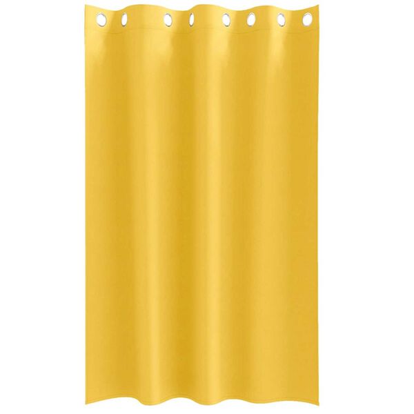 vidaXL Blackout Curtains with Rings 2 pcs Mustard Yellow 175 x 140 cm