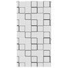 vidaXL Shower Roller Blind 130x240 cm Fabric Width 126 cm