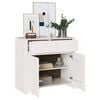 vidaXL Sideboard Drammen White 79 x 43 x 75.5 cm Solid Pine wood
