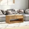 vidaXL Coffee Table SAUDA Oak 99x55x45 cm Solid Wood Pine