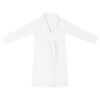 vidaXL Bathrobe without Hood White XL Flannel