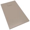 vidaXL Shower Base Tray SMC Brown 120x70 cm