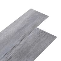 vidaXL Self-adhesive PVC Flooring Planks 2.51 m² 2 mm Matt Wood Grey