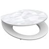 SCH&Uuml;TTE High Gloss Toilet Seat with Soft-Close DIAMOND MDF