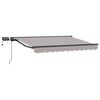 vidaXL Manual Awning Frame with LEDs 3 x 2.5 m