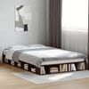 vidaXL Bed Frame without Mattress Brown Oak 140x190 cm