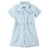 vidaXL Kids'Onesie with Short Sleeves Soft Blue 104