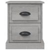 vidaXL Bedside Cabinet Grey Sonoma 39x39x47.5 cm Engineered Wood