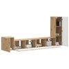 vidaXL TV Cabinet Set Wall-mounted 3 pcs Artisan Oak Engineered Wood