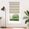 vidaXL Zebra Blind Sand Brown 105x200 cm Fabric Width 100.9 cm Polyester