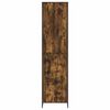 vidaXL Warderobe 2 pcs Smoke Oak 50 x 50 x 200 cm Engineered Wood