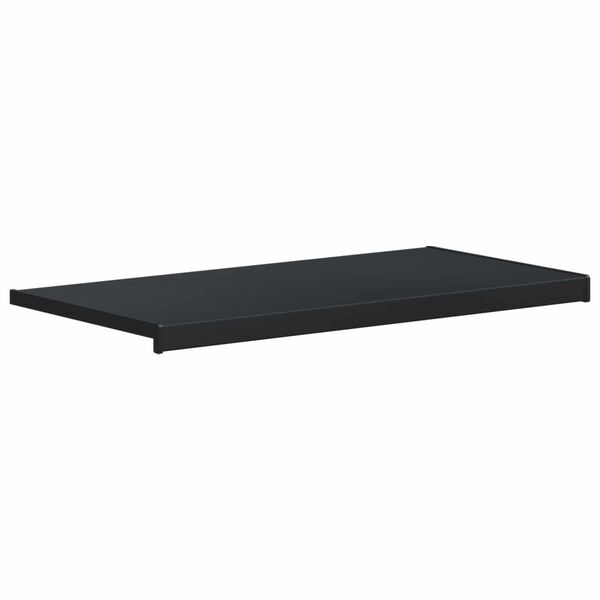 vidaXL Window Sill Anthracite with Wood Grain 100 x 40 x 4.5 cm PVC