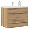 vidaXL Bathroom Sink Cabinet Artisan Oak 60x38.5x48 cm Engineered Wood