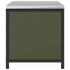 vidaXL Kitchen Storage with Shelf Olive Green 90 x 50 x 53 cm Steel