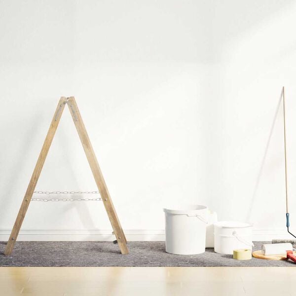 vidaXL Non-slip Painter Fleece 10 m 280 g/m&sup2; Grey