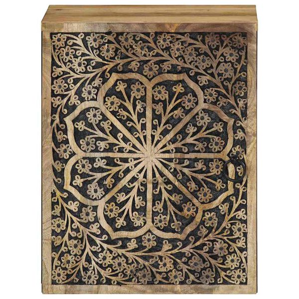 vidaXL Bathroom Wall Cabinet 38x33x48 cm Solid Wood Mango