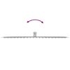 vidaXL Rain Shower Head Stainless Steel 304 50x50 cm Square