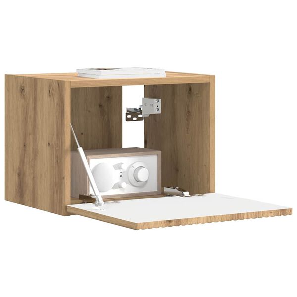 vidaXL TV Wall Cabinet Artisian Oak 39 x 31 x 29.5 cm Engineered Wood