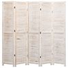 vidaXL 5-Panel Room Divider 175x165 cm Wood