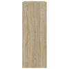 vidaXL Shoe Cabinet Sonoma Oak 52x37.5x100 cm Engineered Wood