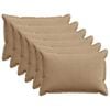 vidaXL Cushion Cover 6 pcs HOUTEN Brown 50 x 75 cm Corduroy