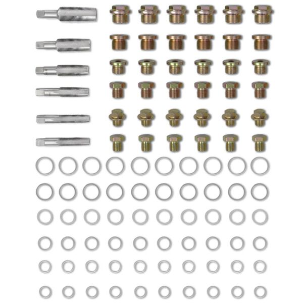 vidaXL Oil Drain Plug Thread Repair Kit