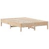 vidaXL Bed Frame without Mattress 150x200 cm King Size Solid Wood Pine
