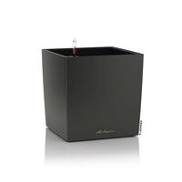 LECHUZA Planter CUBE 30 ALL-IN-ONE Charcoal Metallic
