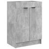 vidaXL Bathroom under Sink Cabinet Concrete Grey 56 x 37.5 x 81 cm