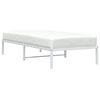vidaXL Metal Bed Frame without Mattress White 90x190cm
