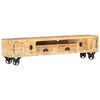 vidaXL TV Cabinet 150x30x37 cm Solid Mango Wood