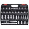 193 pcs 1/4" & 3/8" & 1/2" Drive Socket Bit Set with Ratchet Tool Set
