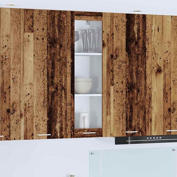 vidaXL Hanging Cabinet Old Wood 40 x 31 x 100 cm Engineered Wood