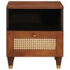 vidaXL Bedside Cabinet Brown 40 x 33 x 46 cm Solid Acacia wood