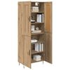 vidaXL Highboard Artisan Oak 69.5 x 34 x 180 cm Engineered Wood