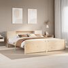 vidaXL Bookcase Bed without Mattress 180x200cm Super King Solid Wood Pine