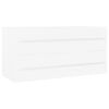vidaXL Sink Cabinet with Built-in Basin White Engineered Wood