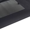 vidaXL Dog Bed Folding Manual Black 76 x 62 x 70.5 cm Steel