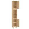vidaXL Bathroom Cabinet Sonoma Oak 30x30x190 cm Engineered Wood